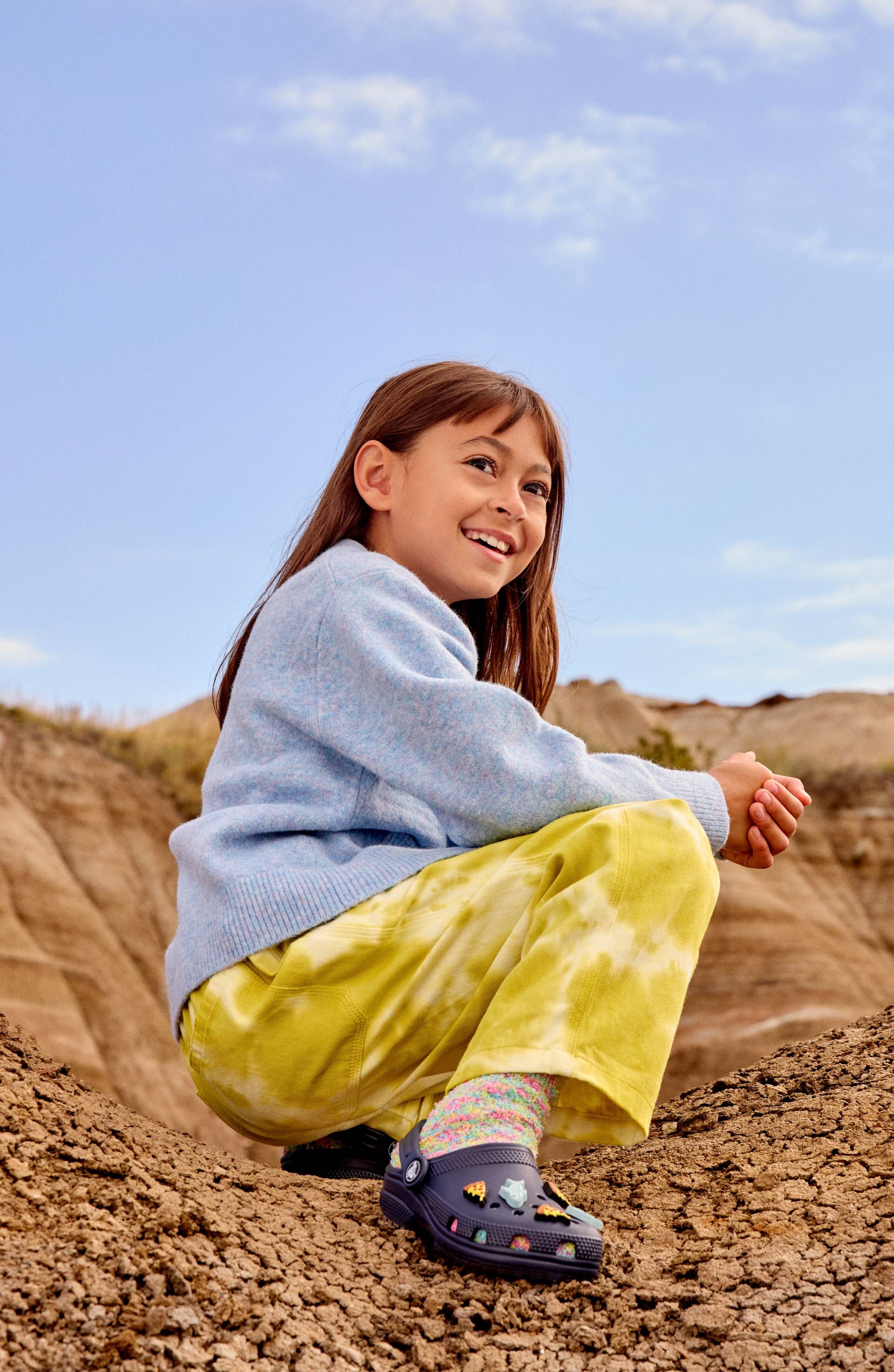 Crocs Classic Kinder Sandalen, Navy, 30-31 von Crocs