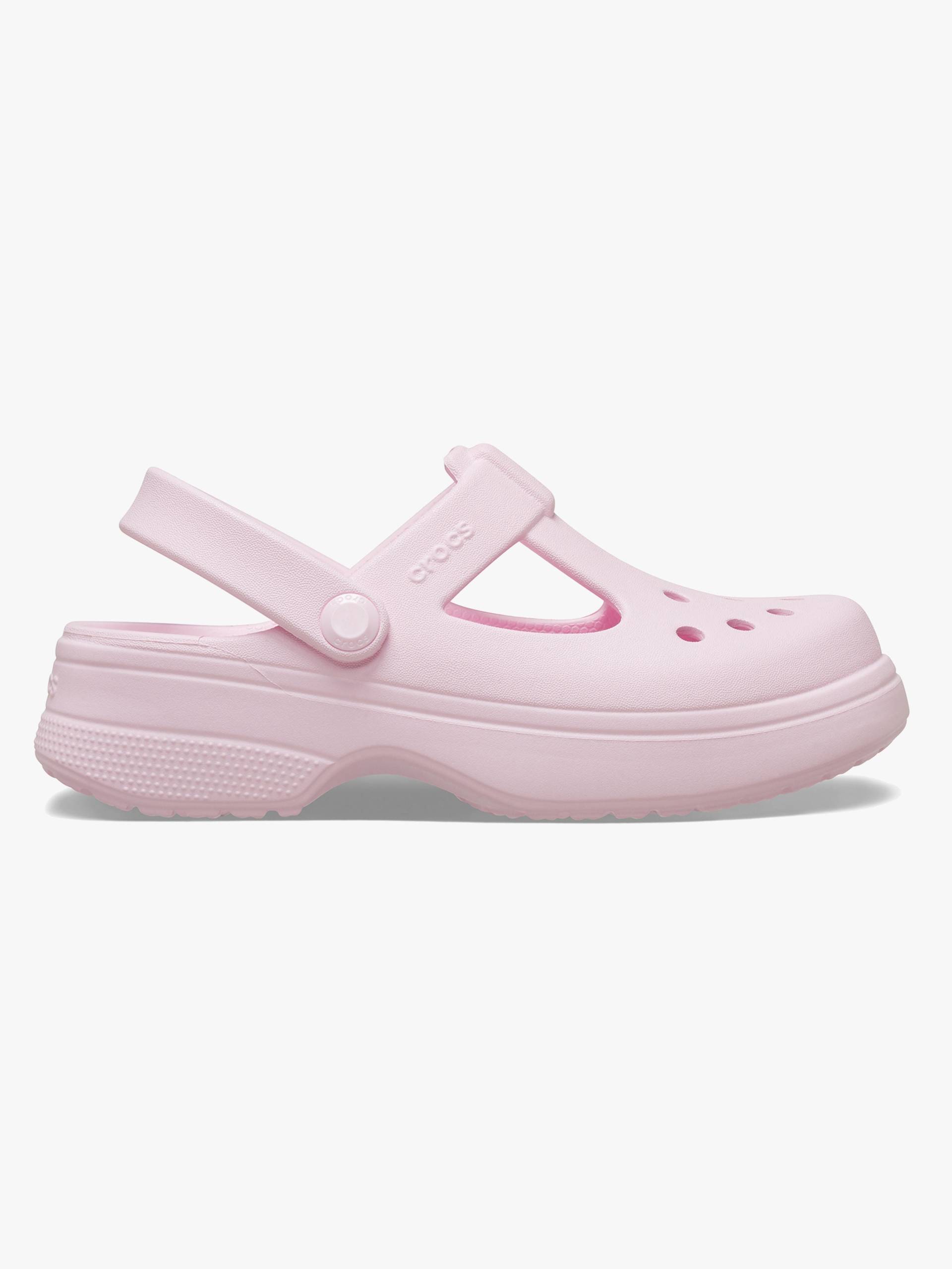 Crocs Classic Mary Jane Kinder Sandalen, Pink Milk, 32-33 Crocs Classic Mary Jane Kinder Sandalen, Pink Milk, 32-33 von Crocs