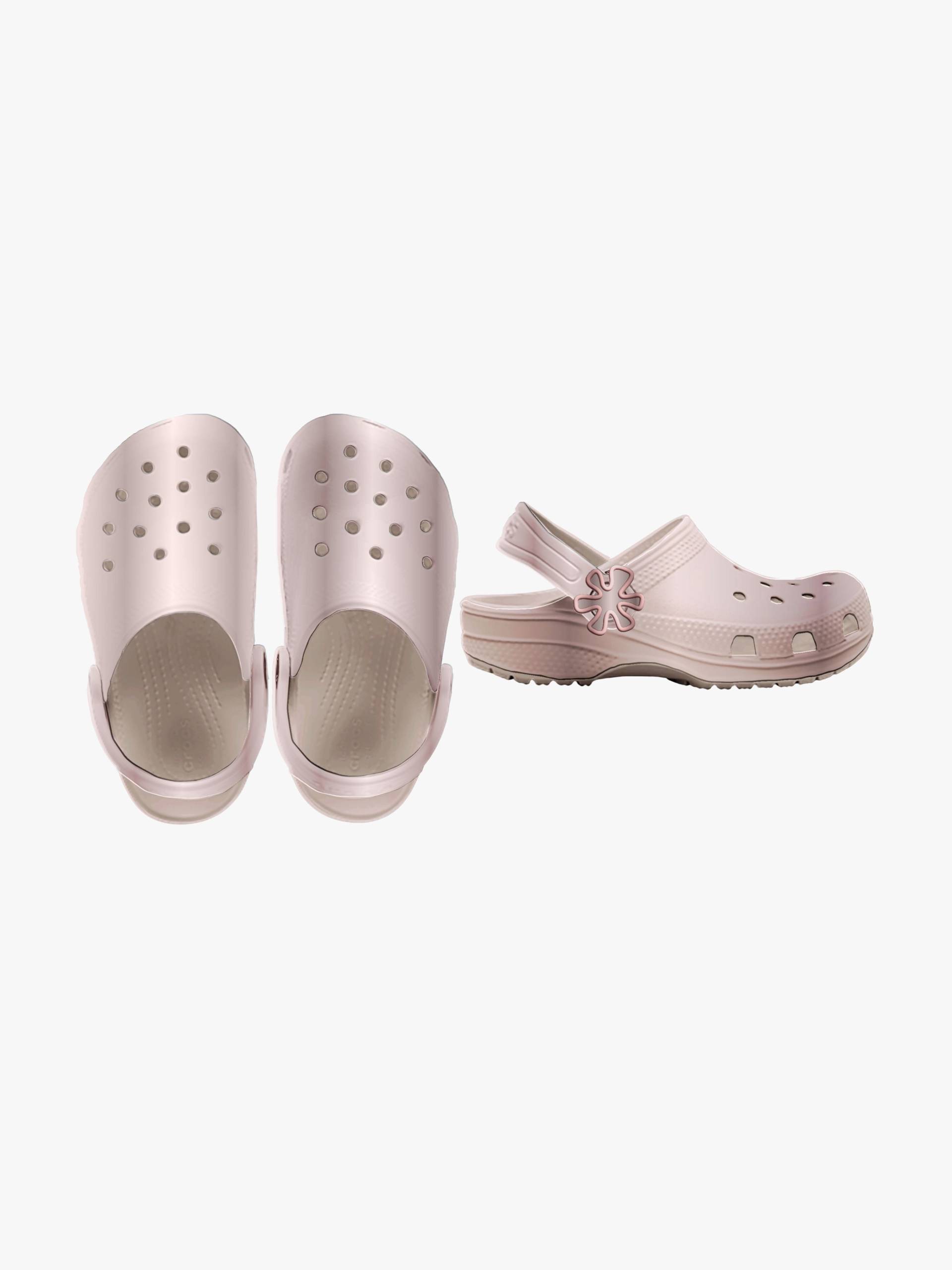 Crocs Classic Pearl Shine Pantoffeln, Quartz, 20-21 von Crocs
