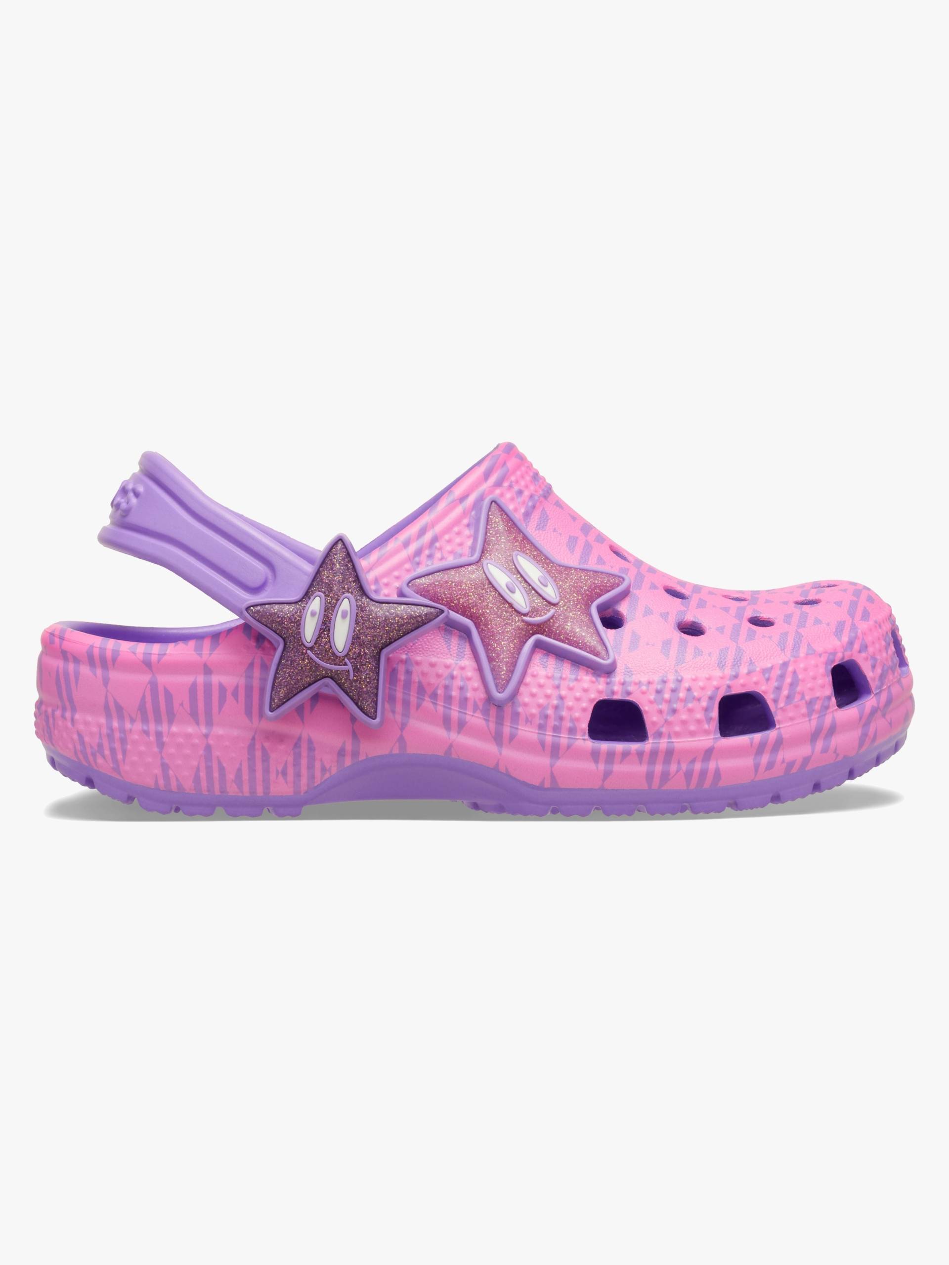 Crocs Classic Plaid and Stars Kids Pantoffeln, Purple Bolt/Pink Punch, 23-24 Crocs Classic Plaid and Stars Kids Pantoffeln, Purple Bolt/Pink Punch, 23-24 von Crocs