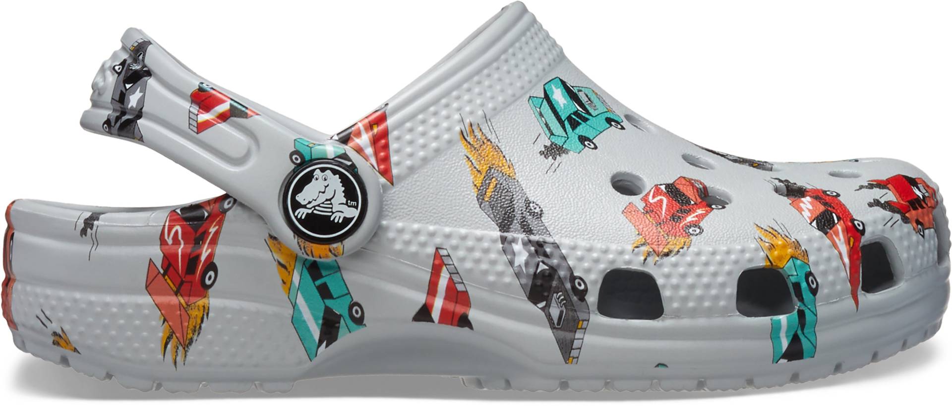 Crocs Classic Race Cars Graphic Kids Kinder Sandalen, Mirage/Multi, 19-20 Crocs Classic Race Cars Graphic Kids Kinder Sandalen, Mirage/Multi, 19-20 von Crocs