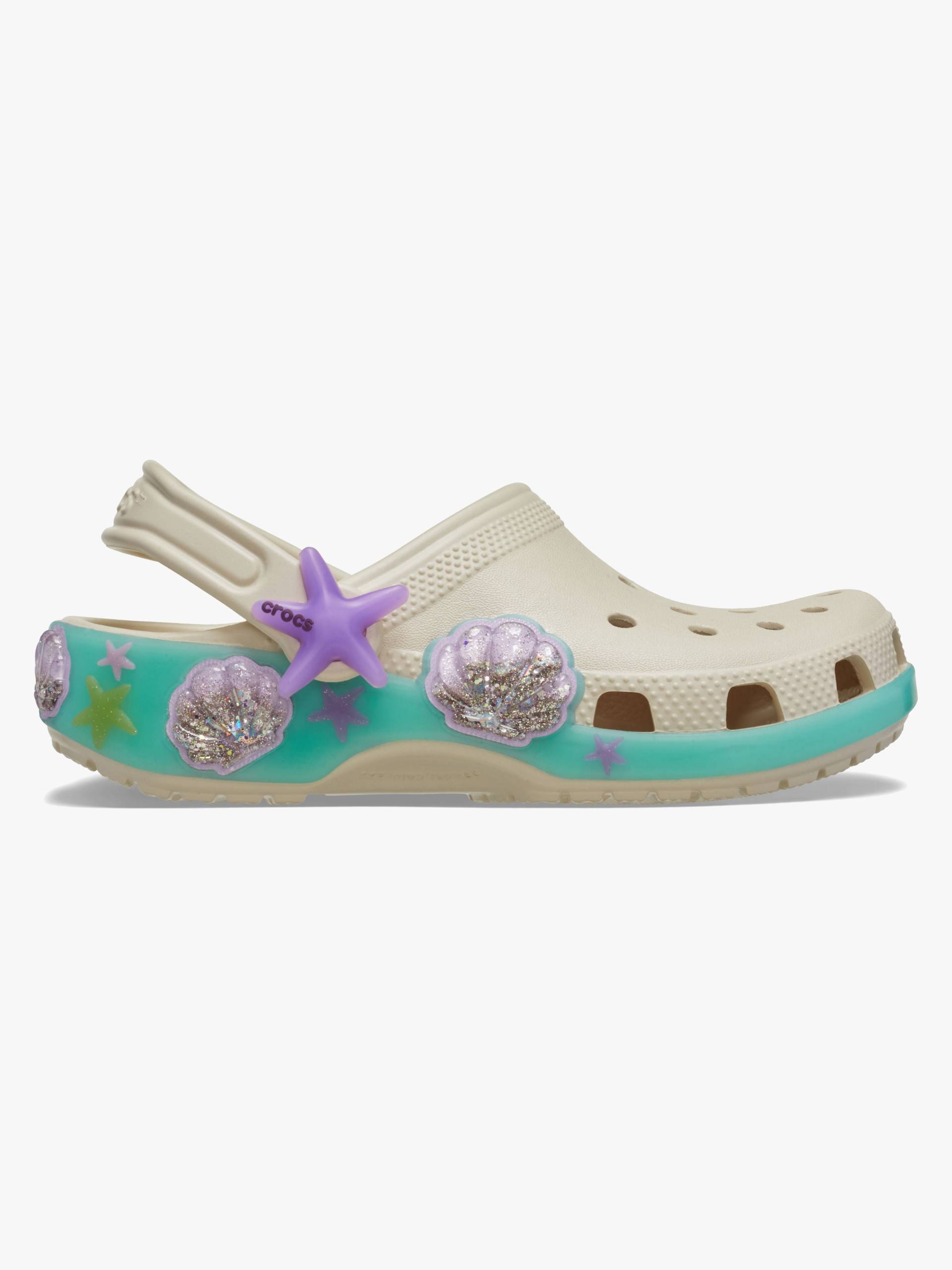 Crocs Classic Sea Sparkle Pantoffeln, Frappe, 20-21 Crocs Classic Sea Sparkle Pantoffeln, Frappe, 20-21 von Crocs