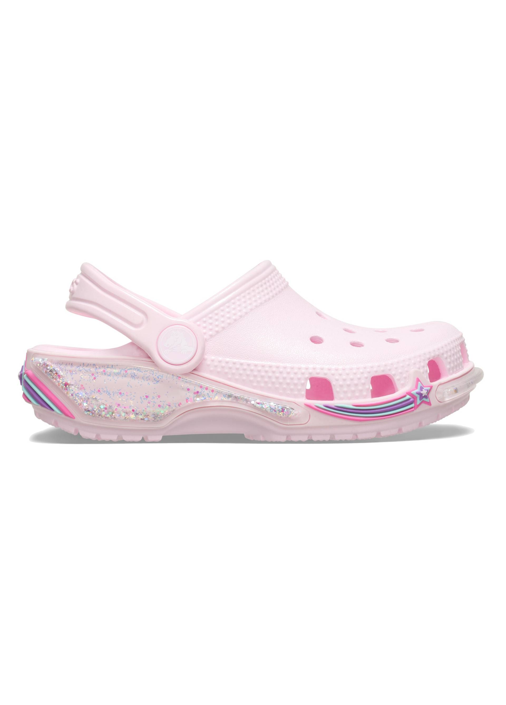Crocs Classic Star Sparkle Kinder Sandalen, Pink Milk, 29-30 Crocs Classic Star Sparkle Kinder Sandalen, Pink Milk, 29-30 von Crocs
