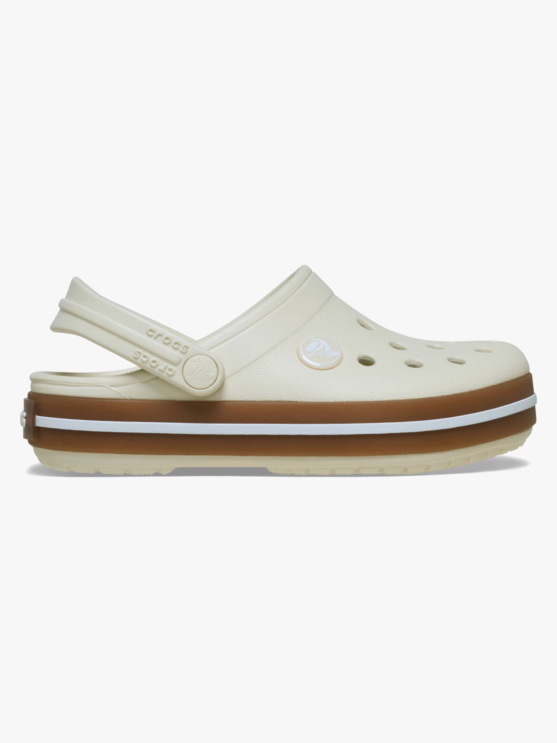 Crocs Crocband Gum Kids Pantoffel, Summit White, 20-21 von Crocs