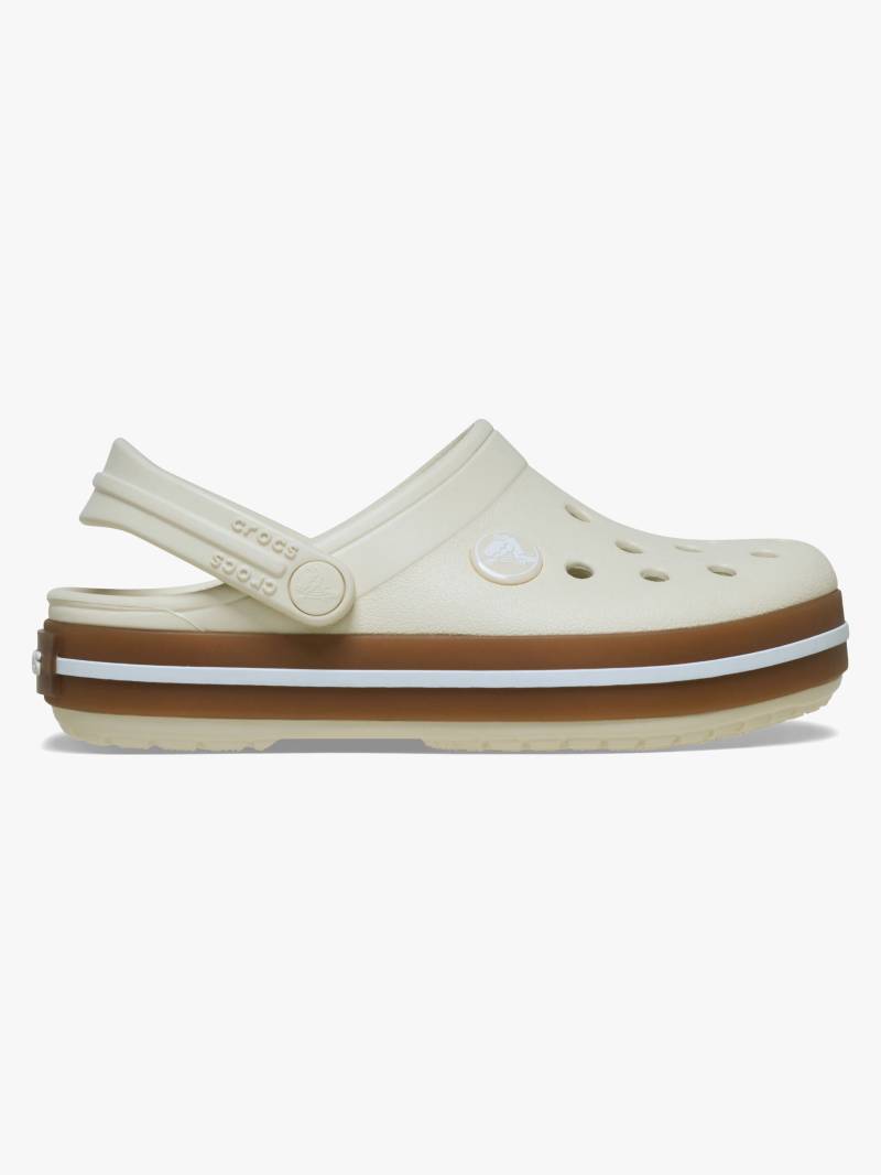 Crocs Crocband Gum Kids Pantoffel, Summit White, 24-25 von Crocs