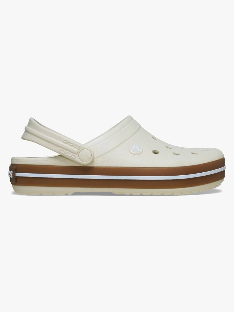 Crocs Crocband Gum Pantoffeln, Summit White, 28-29 von Crocs