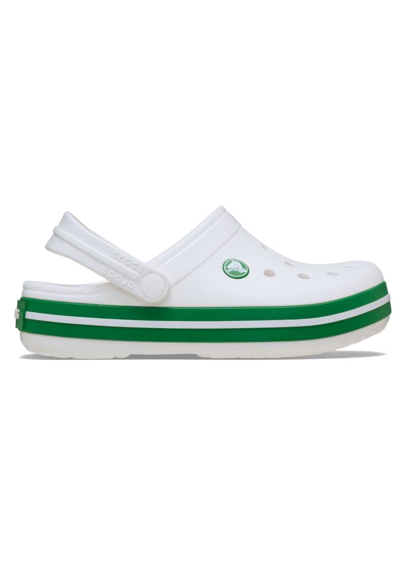 Crocs Crocband Kids Kinder Sandalen, White/Green Ivy, 25-26 von Crocs