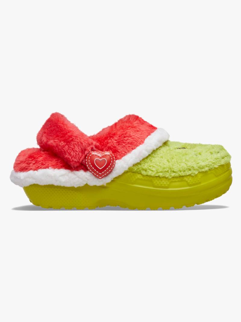 Crocs Grinch Classic Kids Gefütterte Schlappen, Multi, 20-21 von Crocs