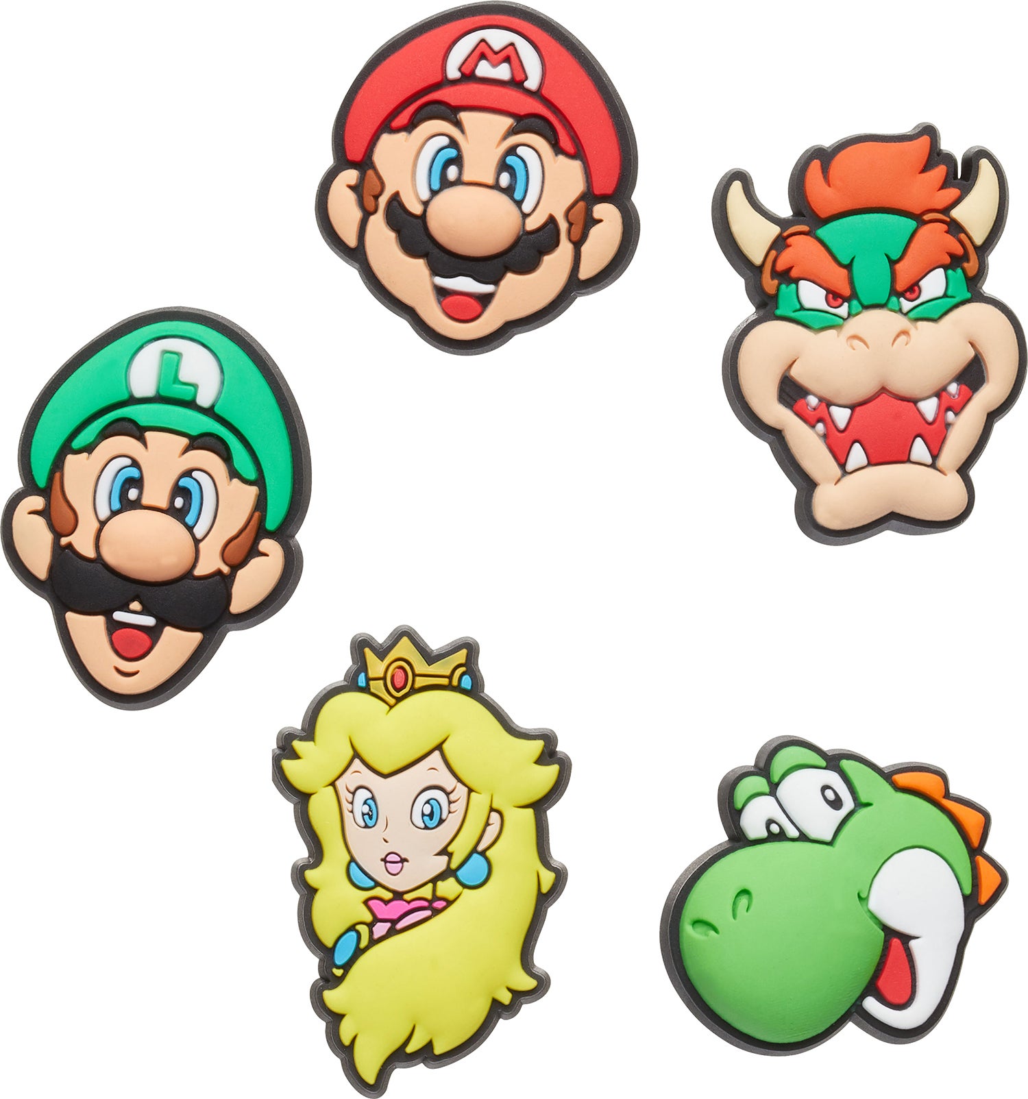 Crocs Jibbitz Super Mario Schuhverzierungen 5er-Pack Crocs Jibbitz Super Mario Schuhverzierungen 5er-Pack von Crocs