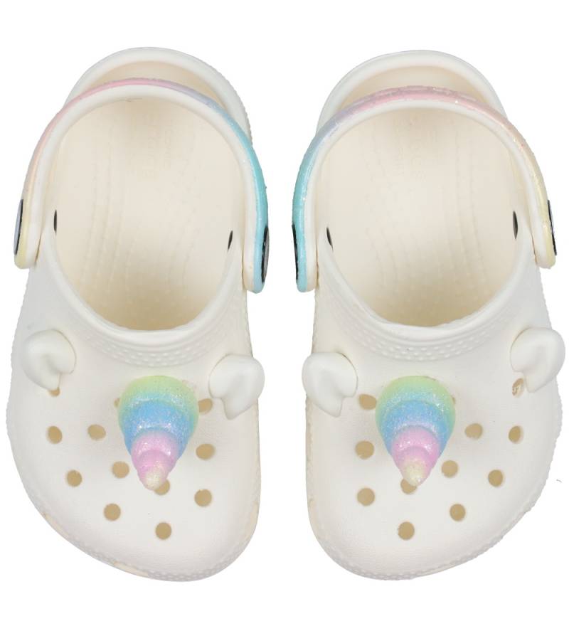 Crocs Sandalen - Classic+ Rainbow Unicorn Clog T - Kreide - Crocs - 19/20 - Sandalen Crocs Sandalen - Classic+ Rainbow Unicorn Clog T - Kreide - Crocs - 19/20 - Sandalen von Crocs