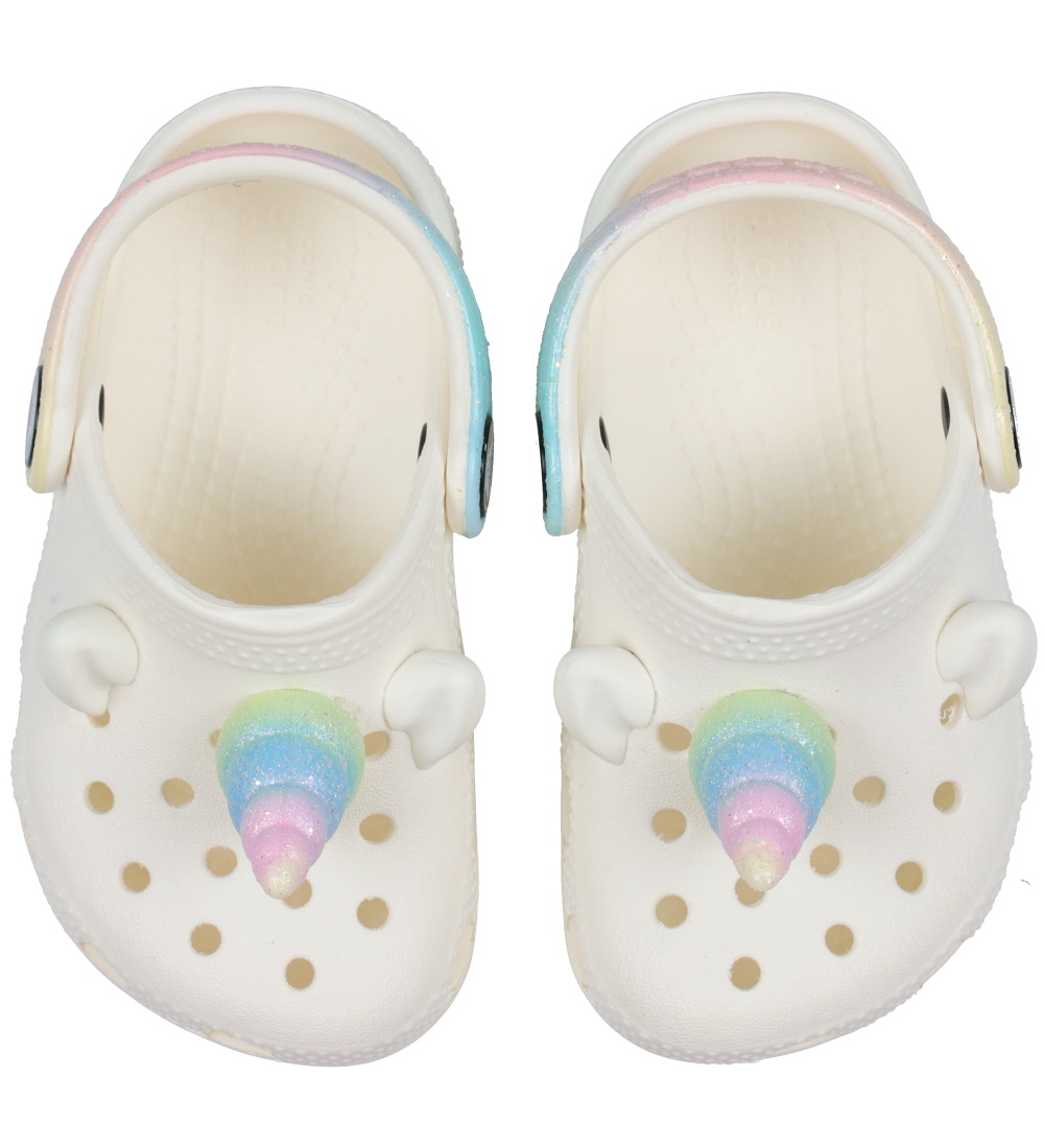 Crocs Sandalen - Classic+ Rainbow Unicorn Clog T - Kreide - Crocs - 23/24 - Sandalen Crocs Sandalen - Classic+ Rainbow Unicorn Clog T - Kreide - Crocs - 23/24 - Sandalen von Crocs