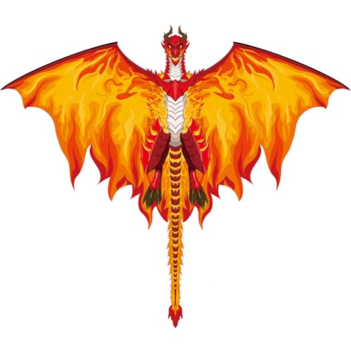 Drachen-Drachen für Erwachsene, Drachen für Kinder im Alter von 4–8 8–12 Jahren, leicht zu fliegen, Kinderdrachen für Jungen, Mädchen, Drachen für Anfänger, großer Drachen für Strandausflug, Park Drachen-Drachen für Erwachsene, Drachen für Kinder im Alter von 4–8 8–12 Jahren, leicht zu fliegen, Kinderdrachen für Jungen, Mädchen, Drachen für Anfänger, großer Drachen für Strandausflug, Park von Crogift