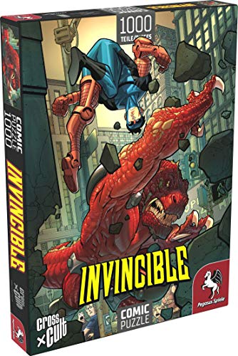 Pegasus Spiele 76001G - Puzzle: Invincible (Invincible vs. Dinosaurus), 1.000 Teile von Pegasus Spiele