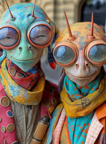 Cross & Glory - Meet The Aliens: Elara and Nox - 1000 Teile Puzzle für Erwachsene | Cosmic Love Story Puzzle | Einzigartiges Alien Artwork Puzzle Cross & Glory - Meet The Aliens: Elara and Nox - 1000 Teile Puzzle für Erwachsene | Cosmic Love Story Puzzle | Einzigartiges Alien Artwork Puzzle von Cross & Glory