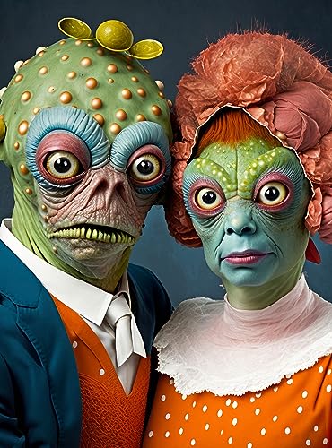 Cross & Glory - Meet The Aliens: Vaxion and Lirien - Puzzle mit 1000 Teilen für Erwachsene, einzigartiges und farbenfrohes Kunstwerk eines Alien-Paares für Puzzle-Enthusiasten und Science-Fiction-Fans Cross & Glory - Meet The Aliens: Vaxion and Lirien - Puzzle mit 1000 Teilen für Erwachsene, einzigartiges und farbenfrohes Kunstwerk eines Alien-Paares für Puzzle-Enthusiasten und Science-Fiction-Fans von Cross & Glory