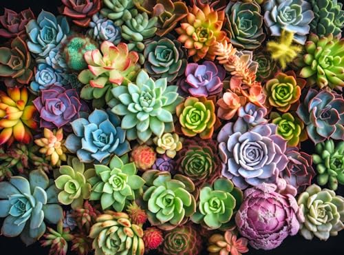 Cross & Glory Puzzles: Succulent Symphony: Bestes 1000-teiliges Puzzle für Erwachsene, Premium-Qualität, buntes Kunstwerk-Puzzle, Gehirn-Teasing-Spaß & perfekte Wandkunst Cross & Glory Puzzles: Succulent Symphony: Bestes 1000-teiliges Puzzle für Erwachsene, Premium-Qualität, buntes Kunstwerk-Puzzle, Gehirn-Teasing-Spaß & perfekte Wandkunst von Cross & Glory
