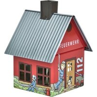 Crottendorfer Metall Räucherhaus Feuerwehr von Crottendorfer Räucherkerzen