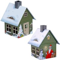 Crottendorfer Metall Räucherhaus Weihnachtsmotiv von Crottendorfer Räucherkerzen