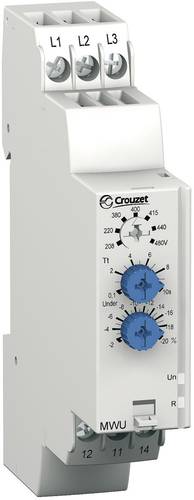 Crouzet Überwachungsrelais 208 - 480 V/AC 1 Wechsler MWU 1St. von Crouzet
