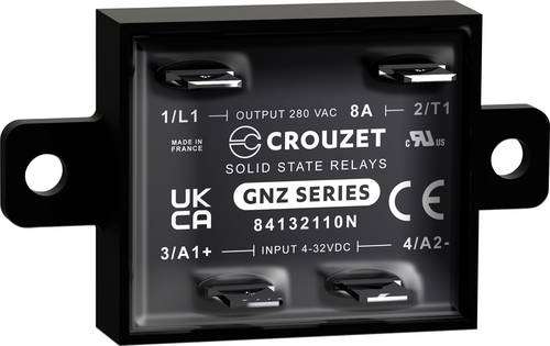 Crouzet Halbleiterrelais 84132110N 8A Schaltspannung (max.): 280 V/AC Zufällig schaltend 1St. von Crouzet