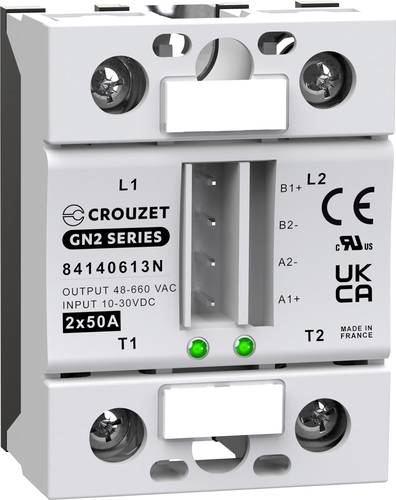 Crouzet Halbleiterrelais 84140613N 50A Schaltspannung (max.): 660 V/AC Spezieller Nulldurchgang 1St. von Crouzet