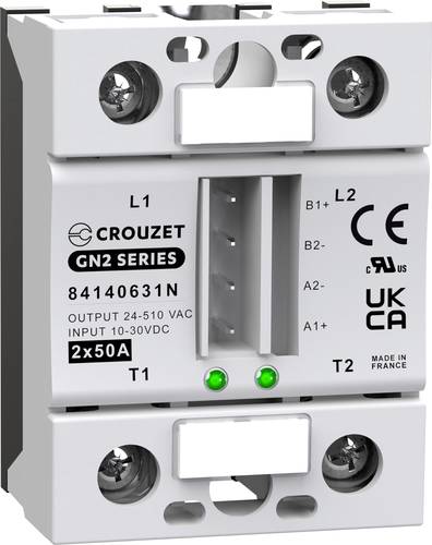 Crouzet Halbleiterrelais 84140631N 50A Schaltspannung (max.): 510 V/AC Zufällig schaltend 1St. von Crouzet
