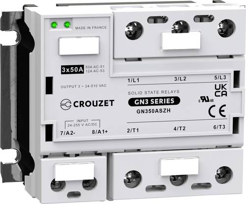 Crouzet Halbleiterrelais GN350ASZH 50A Schaltspannung (max.): 510 V/AC Spezieller Nulldurchgang 1St. von Crouzet