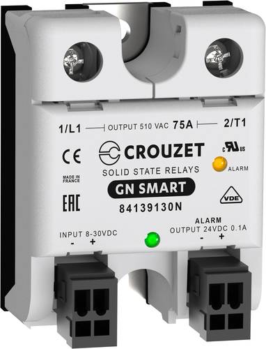 Crouzet Halbleiterrelais 84139130N 75A Schaltspannung (max.): 510 V/AC Nullspannungsschaltend 1St. von Crouzet