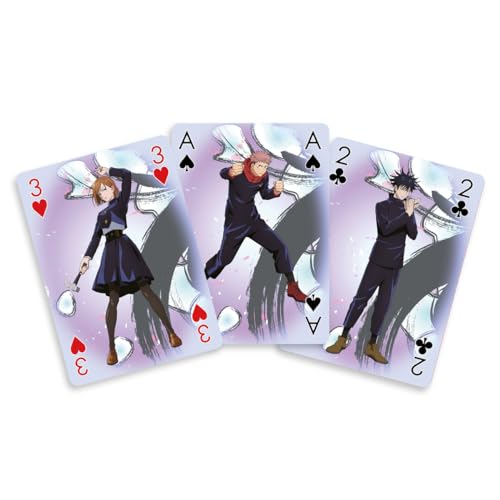 Crunchyroll - Jujutsu Kaisen - 52 Spielkarten - Poker Kartenspiel Deck Playing Cards - original & lizensiert von Crunchyroll