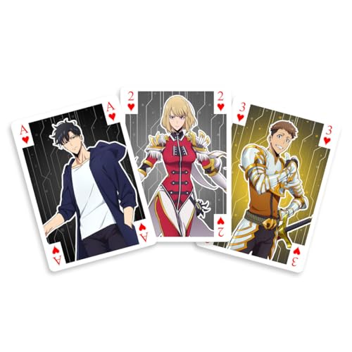 Crunchyroll - Solo Leveling - 52 Spielkarten - Poker, Kartenspiel, Deck, Playing Cards - original & lizensiert, Weiß Crunchyroll - Solo Leveling - 52 Spielkarten - Poker, Kartenspiel, Deck, Playing Cards - original & lizensiert, Weiß von Crunchyroll