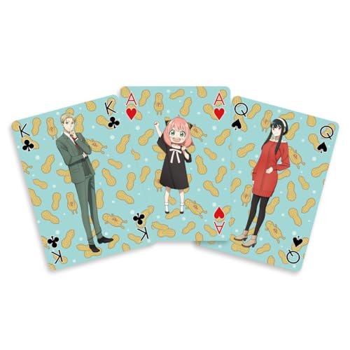 Crunchyroll - Spy x Family - 52 Spielkarten - Poker Kartenspiel Deck Playing Cards - original & lizensiert von Crunchyroll