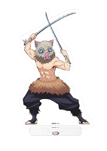 Peppermint Anime (Crunchyroll GmbH) - Demon Slayer - Kimetsu no Yaiba - Inosuke - Acryl Figure, Aufsteller, Standy - 10cm - original & lizensiert von Crunchyroll