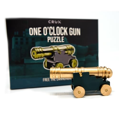 Crux Puzzles One O'Clock Gun Puzzle - Lustiges sequentielles Entdeckungspuzzle für Erwachsene von Crux Puzzles