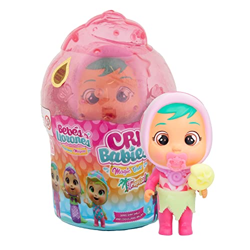 Cry Babies Magic TEARS Tropical Shiny Shells Shelly | Sammelpuppe, die schäumende Tränen weint, mit 8 Zubehörteilen - Spielzeug für Mädchen und Jungen +3 Jahre Cry Babies Magic TEARS Tropical Shiny Shells Shelly | Sammelpuppe, die schäumende Tränen weint, mit 8 Zubehörteilen - Spielzeug für Mädchen und Jungen +3 Jahre von Cry Babies
