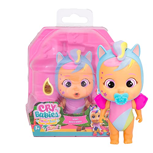 CRY BABIES MAGIC TEARS Tropical Beach Babies Jenna | Puppe zum Sammeln, die echte Tränen weint - mit Badeanzug & 4 Accessoires | Spielzeug und Geschenk für Mädchen und Jungen ab 3 Jahren CRY BABIES MAGIC TEARS Tropical Beach Babies Jenna | Puppe zum Sammeln, die echte Tränen weint - mit Badeanzug & 4 Accessoires | Spielzeug und Geschenk für Mädchen und Jungen ab 3 Jahren von Cry Babies