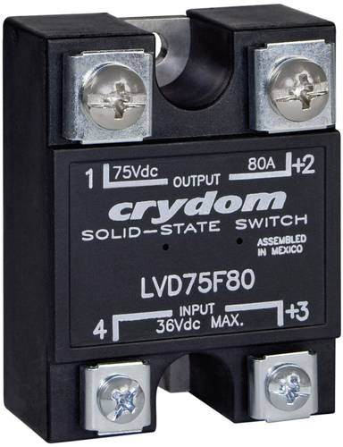 Crydom Halbleiterrelais LVD75D100 100A Schaltspannung (max.): 75 V/DC 1St. von Crydom