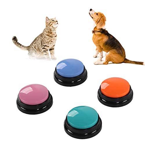 Cryfokt 4 Packs Sprach Aufzeichnung für Study Office Home, Hunde Knöpfe für Kommunikation Pet Training Buzzer, 30 Sekunden Aufzeichnung und Wiedergabe für Katzen Hunde Training Cryfokt 4 Packs Sprach Aufzeichnung für Study Office Home, Hunde Knöpfe für Kommunikation Pet Training Buzzer, 30 Sekunden Aufzeichnung und Wiedergabe für Katzen Hunde Training von Cryfokt