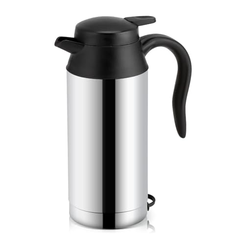 Cryfokt Auto Elektroflasche, Autoheizkessel, Wärmere Reisen Wasserflasche Heizung Kaffeetasse für Heißes Wasserkaffee von Cryfokt