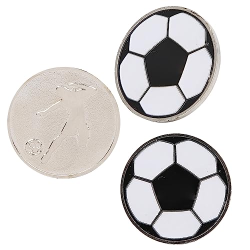 Cryfokt Fußball -Wurfmünze, Münzen Pick Side Footcer Pick Side Toss Münze Werkzeugfußball -Flip Münze, Fußball Flip Coin Tragbar für Spiele Fußballtraining Cryfokt Fußball -Wurfmünze, Münzen Pick Side Footcer Pick Side Toss Münze Werkzeugfußball -Flip Münze, Fußball Flip Coin Tragbar für Spiele Fußballtraining von Cryfokt