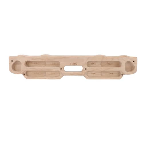 Cryfokt Klettern Hangboard, Tragbarer Effektiver Kletterstärkebauer, Holztraining Fingerbrett, Hangboard Klettern Sie Kletterwand für Krafttraining zu Hause Fitnessstudio Cryfokt Klettern Hangboard, Tragbarer Effektiver Kletterstärkebauer, Holztraining Fingerbrett, Hangboard Klettern Sie Kletterwand für Krafttraining zu Hause Fitnessstudio von Cryfokt