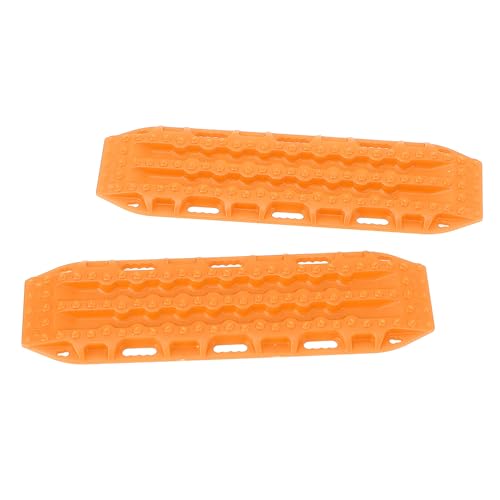 Cryfokt RC Recovery Ramps Board, Plastik RC Sand Leiter Dekorativ Robust für 1/24 Modellauto (ORANGE) von Cryfokt