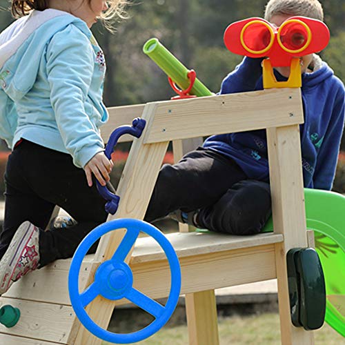 Cryfokt Swingset Wheel Wheel, Robustes Robustes, Kinderspielzeug für den Spielplatz (Blue) von Cryfokt