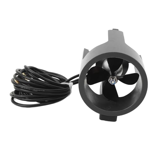 Cryfokt Unterwasser-Triebwerksmotor, 12-25,2 V, Wasserdichter Bürstenloser Motor, 4-Blatt-Propellerantrieb für RC-Boot, Kajak, Unterwasserfahrzeug, Tauchen, Meeresbodenfotografie, 5 Kg von Cryfokt