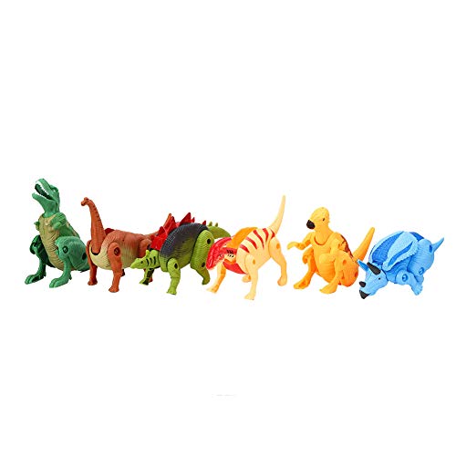 Cryfokt Verformungs-Dinosaurier-Eier, Verformbares Dinosaurier-Eier-Spielzeug, 6 Stück für Als Geschenk (SE Deformiertes Dinosaurier-Ei) von Cryfokt