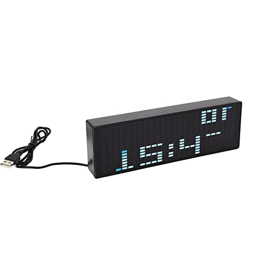Musikspektrumanalysator, USB-Anschluss, 384 RGB-LEDs, ABS-Kabelsteuerung, 5 V, Genaue Spektrumanzeige, 7 Farbeffekte für Zuhause von Cryfokt