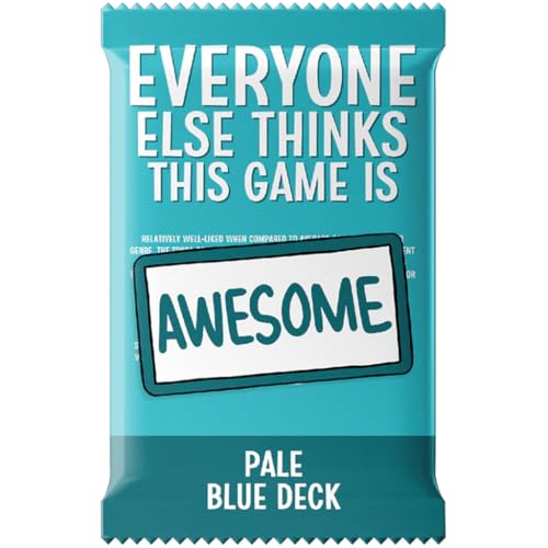 Everyone Else Thinks This Game is Awesome! Pale Blue Deck Expansion | from Pan-Universal Galactic Worldwide & Cryptozoic | Features 100 Extra Space Facts | Trivia Game for 2-8 Players | 14+ | English Everyone Else Thinks This Game is Awesome! Pale Blue Deck Expansion | from Pan-Universal Galactic Worldwide & Cryptozoic | Features 100 Extra Space Facts | Trivia Game for 2-8 Players | 14+ | English von Cryptozoic Entertainment