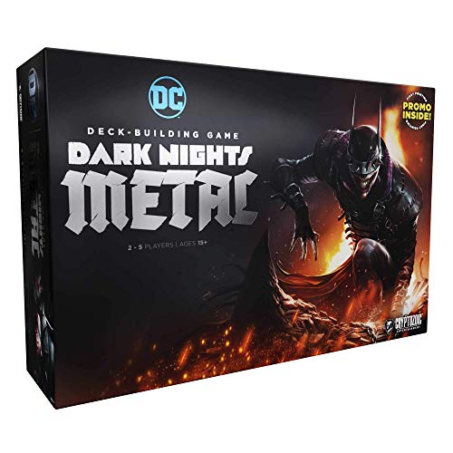 Cryptozoic - DC Deck Building Game: Dark Nights Metal - Der Batman Der Lacht und Seine Dunklen Ritter - Kompatibel mit Allen Spielen in der DC DBG Serie - Ab 15 Jahren - Für 2-5 Spieler - Englisch von Cryptozoic