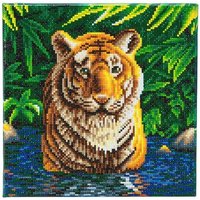 Craft Buddy CAK-A74 - Tiger Pool, 30x30cm Crystal Art Kit, Diamond Painting Craft Buddy CAK-A74 - Tiger Pool, 30x30cm Crystal Art Kit, Diamond Painting von Crystal Art