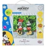 Craft Buddy CAK-DNY703M - Crystal Art, Minnie and Mickey, Kit, Bild, 30 x 30 cm cm von Crystal Art