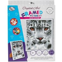 Craft Buddy CAM-15-white - Snow Leopard, 21x25cm Picture Frame Crystal Art, Diamond Painting Craft Buddy CAM-15-white - Snow Leopard, 21x25cm Picture Frame Crystal Art, Diamond Painting von Crystal Art